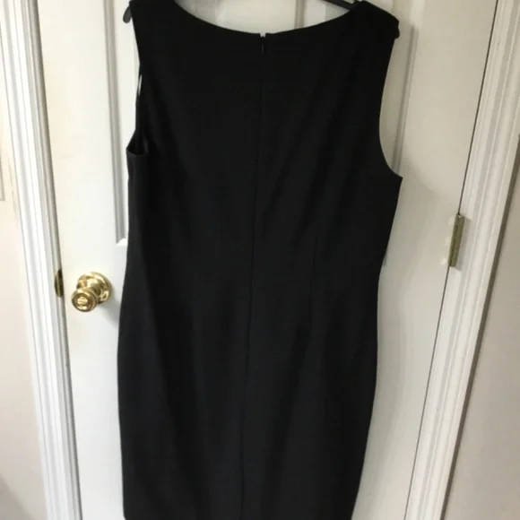 Kasper Black Dress and Short Jacket, Jacket Is NWT, SZ 16 - Picture 2 of 10
